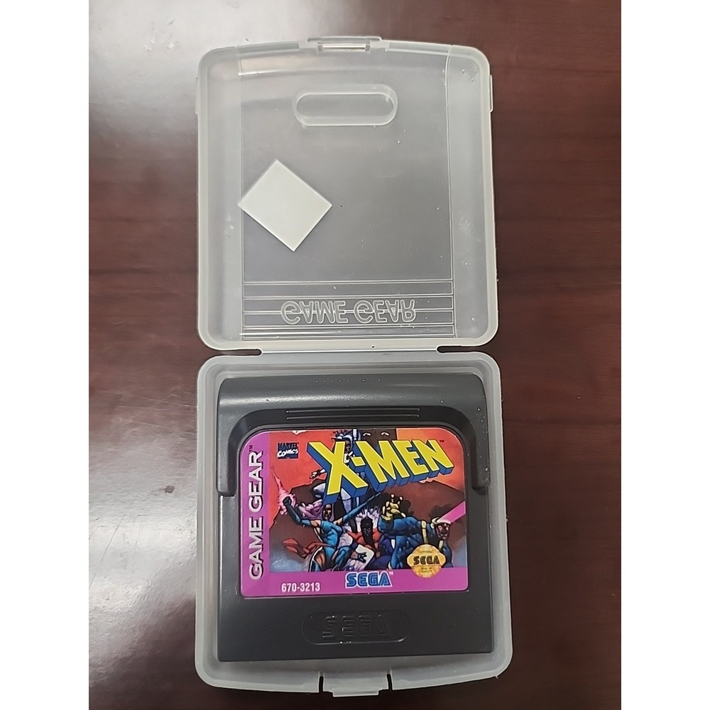 X-Men Sega Game Gear‎ Cartridge, Tested With Case
